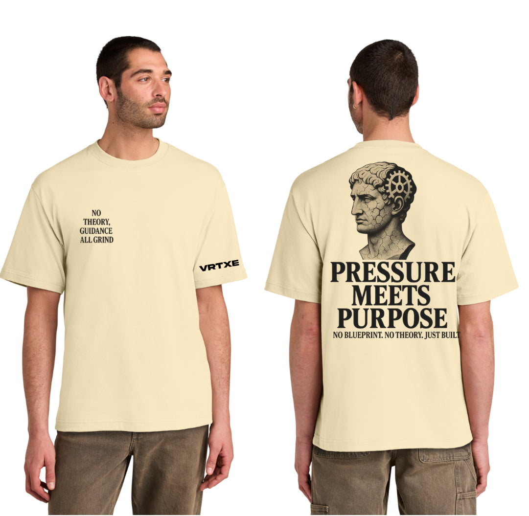 No Theory Guidance All Grind Heavyweight Tee (Beige)