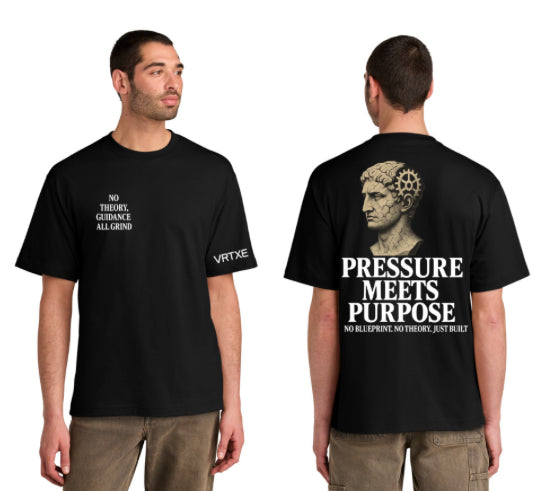 No Theory Guidance All Grind Heavyweight Tee (Black)